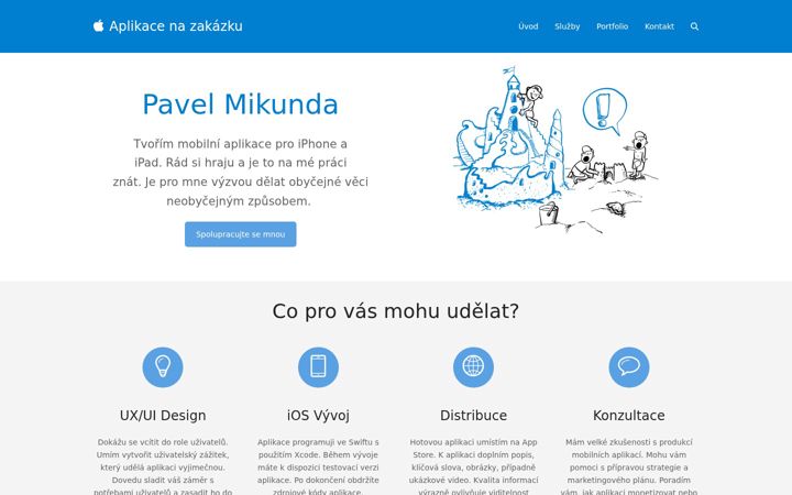 Screenshot di aplikacenazakazku.cz