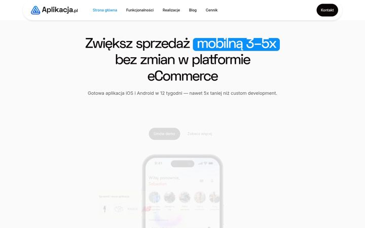 Screenshot di aplikacja.pl
