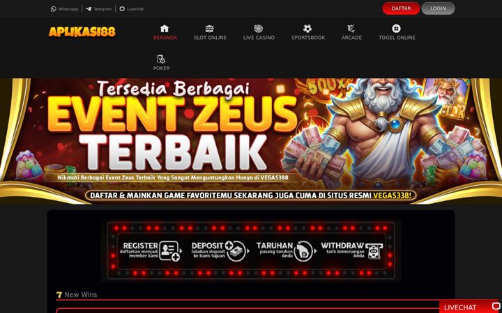 Screenshot of aplikasi88.com