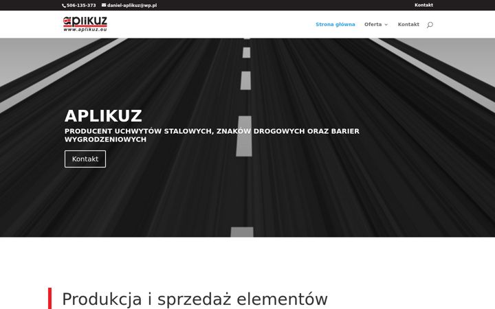 Screenshot of aplikuz.eu