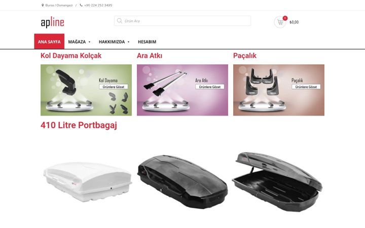 Screenshot of apline.com.tr