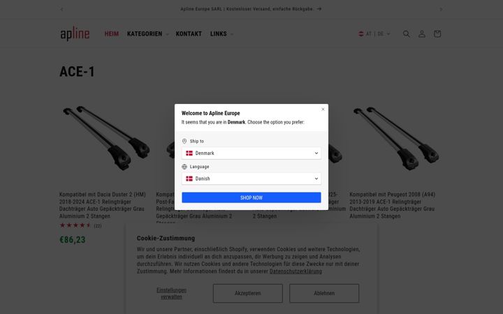 Screenshot di aplineauto.de
