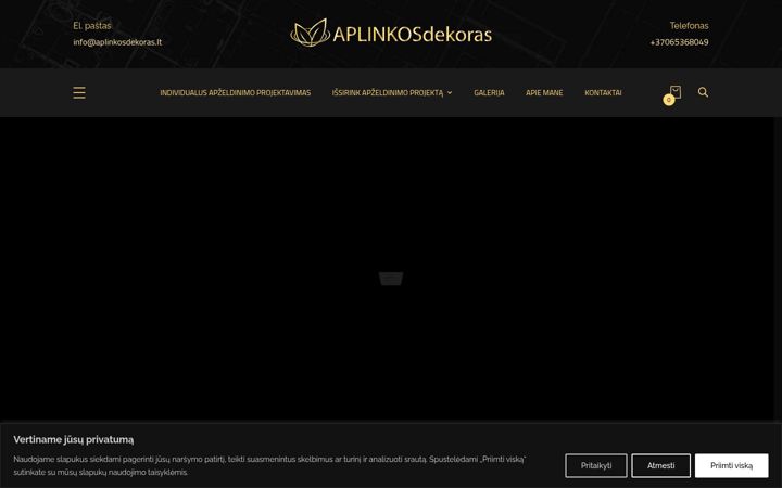 Screenshot von aplinkosdekoras.lt