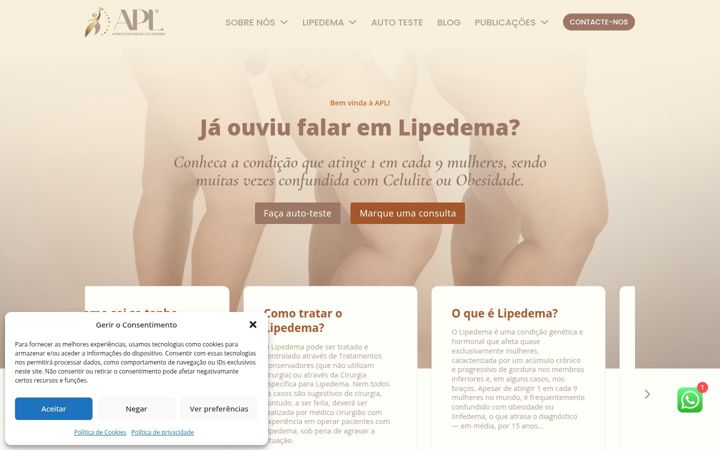 Screenshot of aplipedema.pt