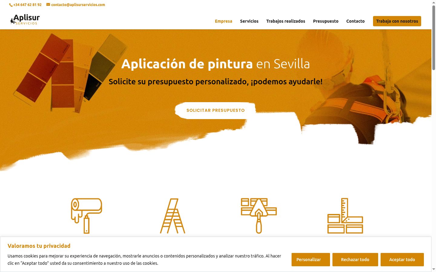 Screenshot tal-banner tal-kunsens muri qabel kwalunkwe interazzjoni