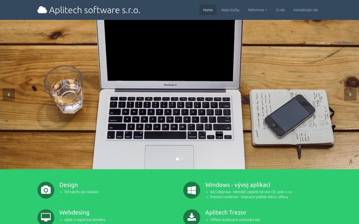 Screenshot of aplitech.cz