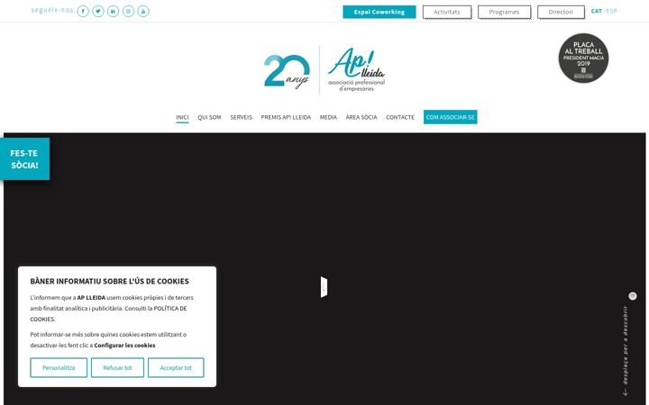 Screenshot ta' aplleida.cat