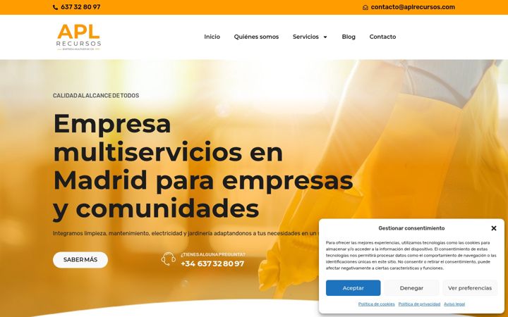 Screenshot di aplrecursos.com