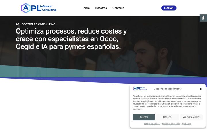 Screenshot of aplsoftconsulting.net