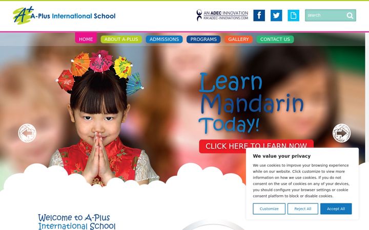 Screenshot di aplus-is.com