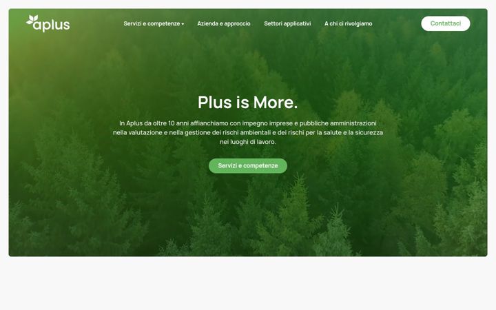 Screenshot of aplus.eco