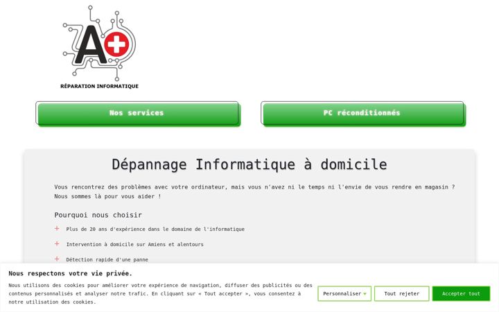 Screenshot of aplus80.fr