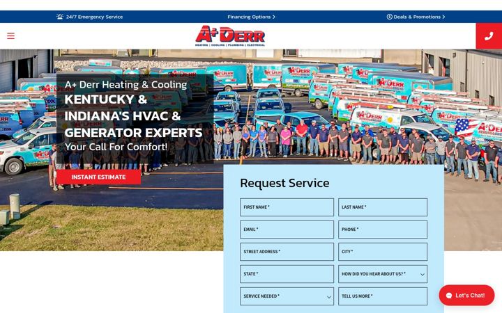 Screenshot of aplusderr.com