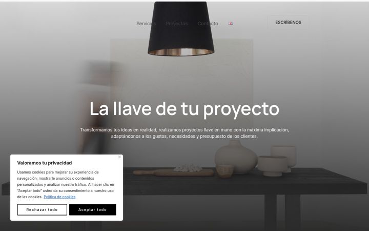 Screenshot of aplusdesign.construction