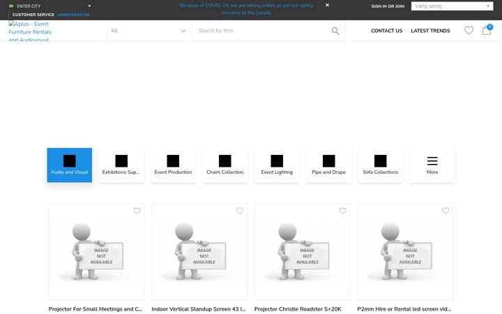 Screenshot ta' aplusevent.rentals