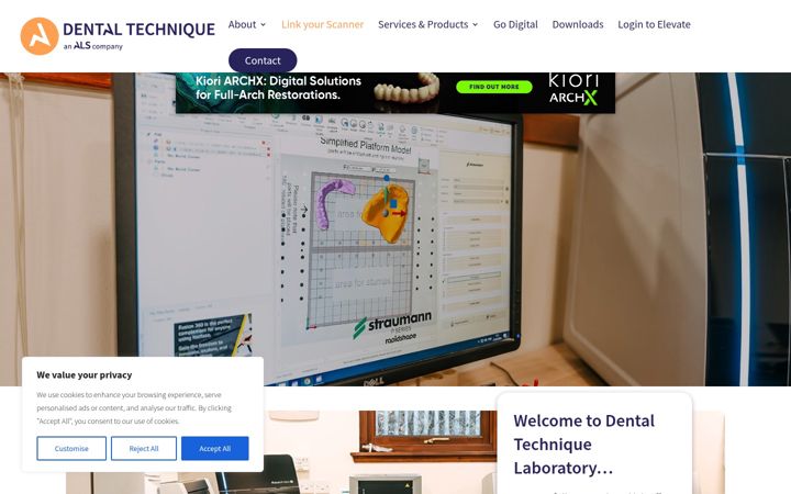 Screenshot of apluslab.co.uk