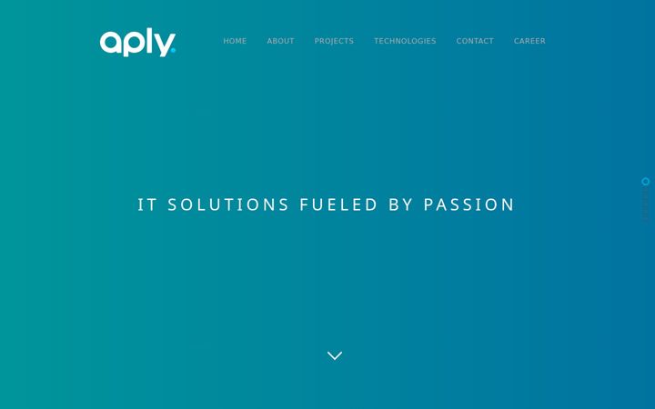 Screenshot of aply.eu