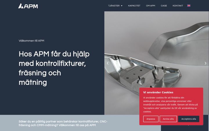 Screenshot von apm.se