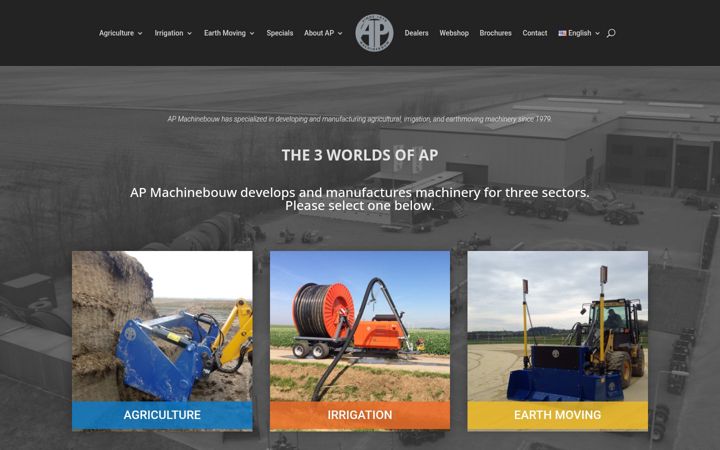 Screenshot of apmachinebouw.nl