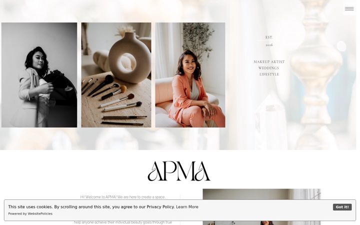 Screenshot of apmacompany.com