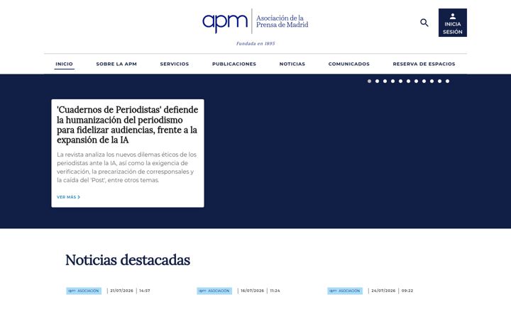 Screenshot of apmadrid.es