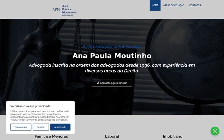 Screenshot of apmadvogada.pt