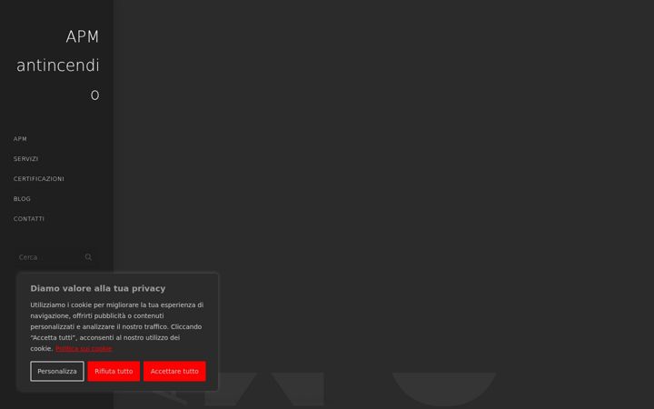 Screenshot of apmantincendio.com