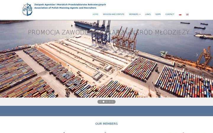 Screenshot di apmar.org.pl