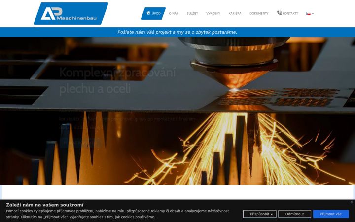 Screenshot di apmaschinenbau.cz