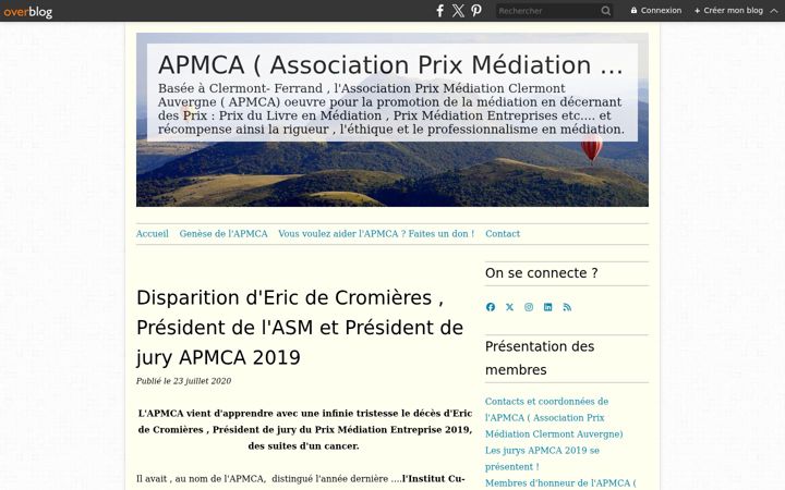 Captura de pantalla de apmcamediation.com