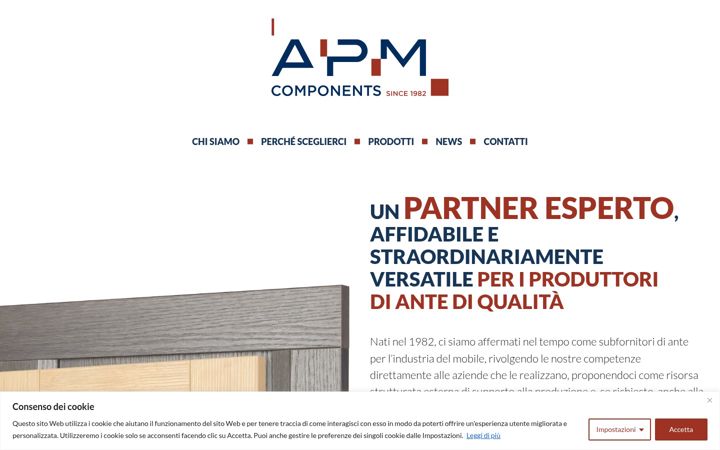 Screenshot of apmcomponents.it