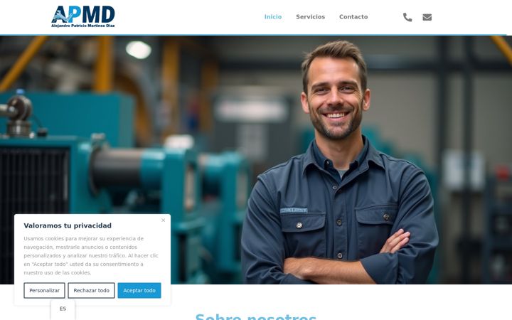 Screenshot di apmd.es