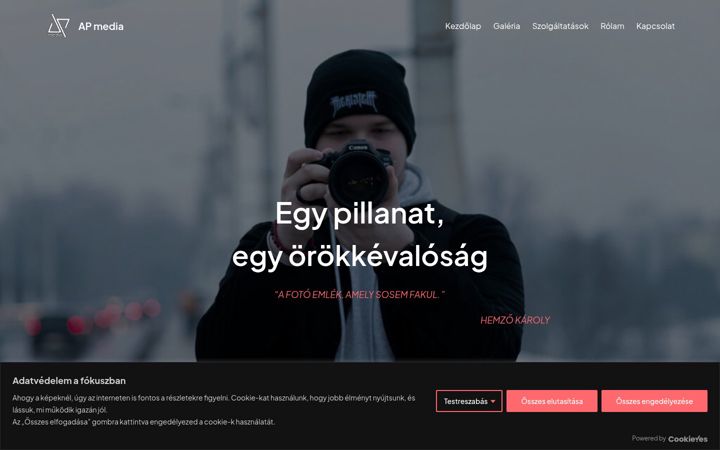 Screenshot of apmedia.hu