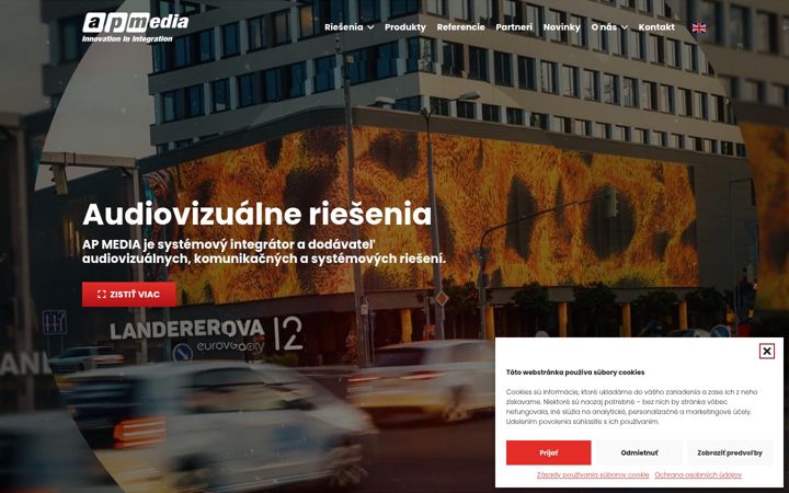 Screenshot di apmedia.sk