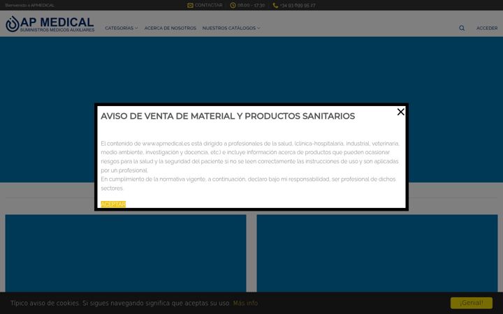 Screenshot of apmedical.es
