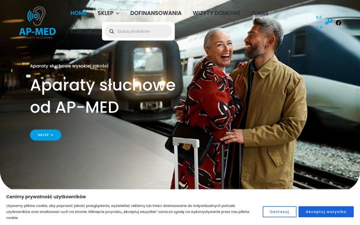 Skjámynd af apmedmazury.pl