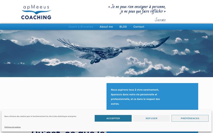 Screenshot di apmeeus-coaching.be
