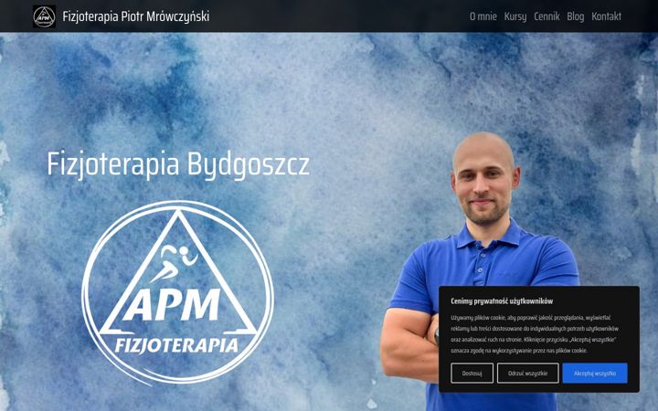 Screenshot of apmfizjoterapia.pl