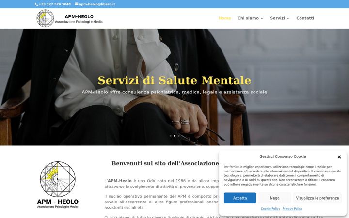 Screenshot of apmheolo.it