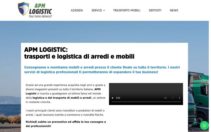 Ekrano kopija apmlogistica.com
