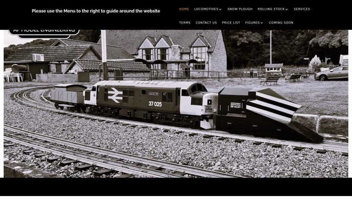 Screenshot of apmodelengineering.co.uk