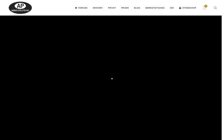 Screenshot of apmoebelpolstring.dk