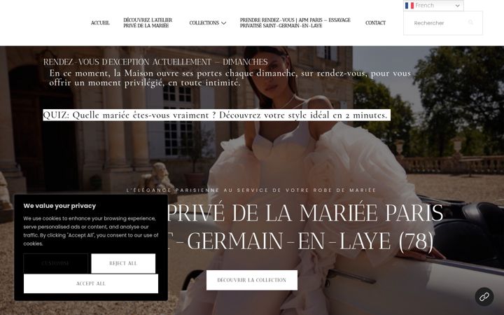 Screenshot of apmparis.fr