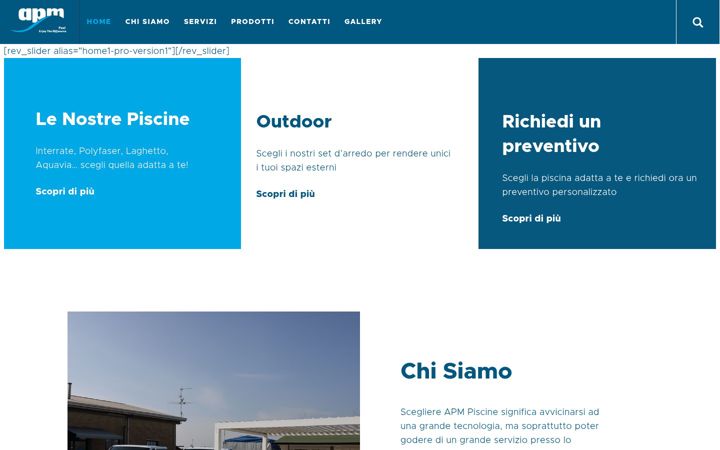 Screenshot of apmpiscine.it
