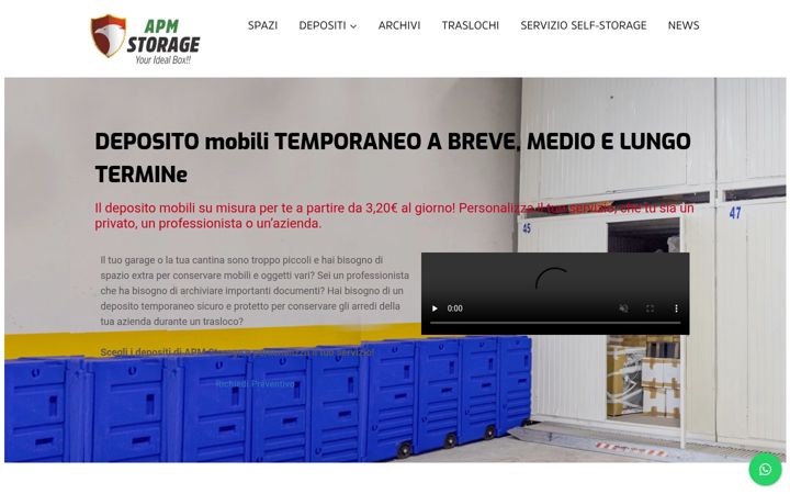 Snímek obrazovky apmstorage.com