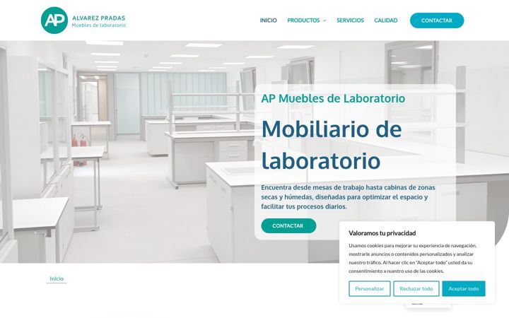 Skjámynd af apmueblesdelaboratorio.es