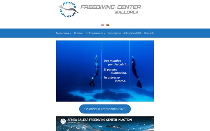 Screenshot of apneabalear.com