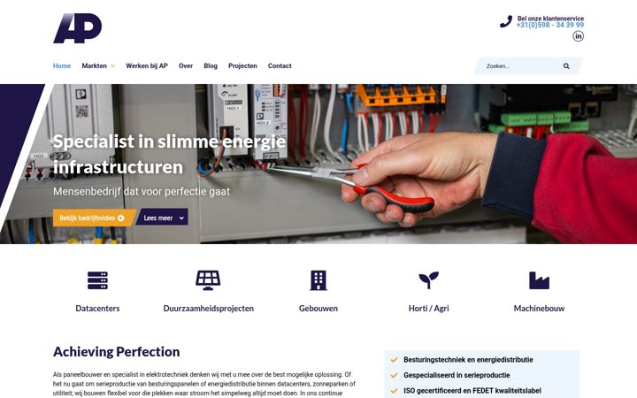 Screenshot of apnederland.nl