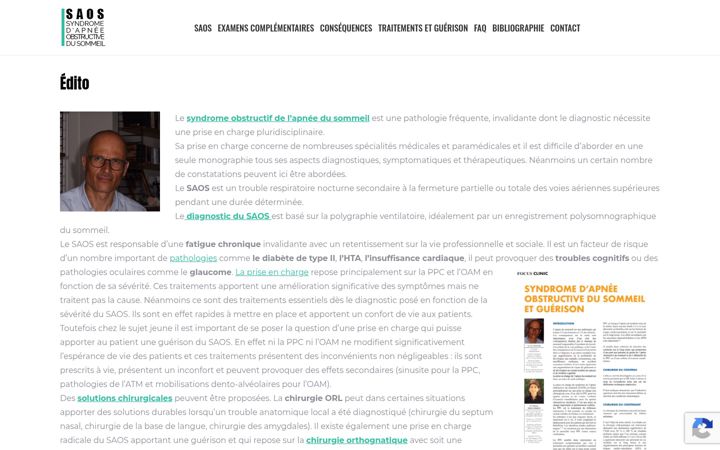 Screenshot of apneedusommeilfrance.com