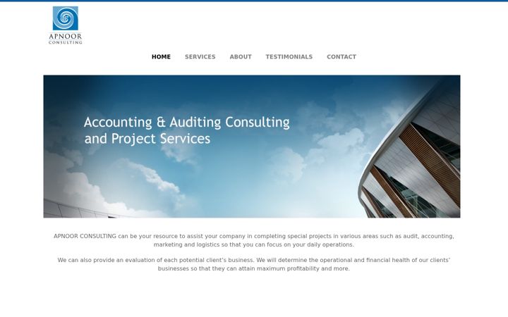 Screenshot of apnoor.com